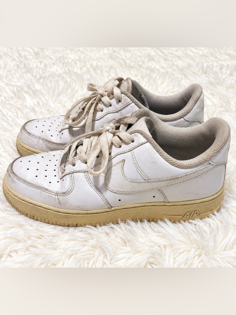 Nike Air Force 1 Low White Sneakers Women’s 7.5